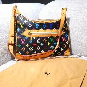 Authentic Louis Vuitton Boulogne Takashi bag